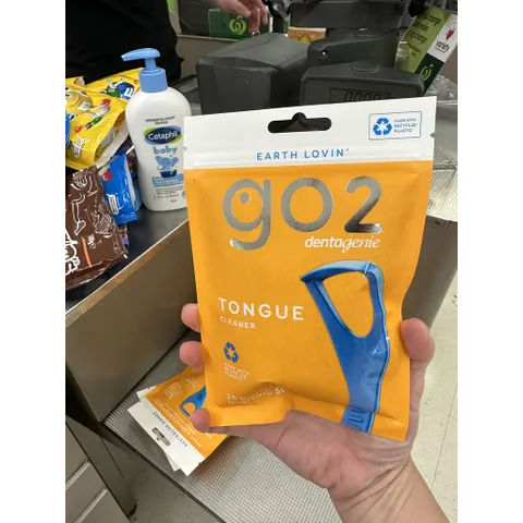 [Túi 20 cái] Úc GO 2 Dụng cụ làm sạch lưỡi, đồ cạo lưỡi, vệ sinh lưỡi bằng nhựa tái chế