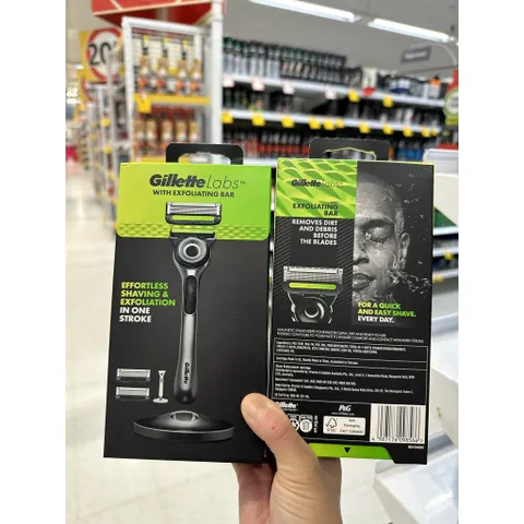 Dao Cạo Tẩy Tế Bào Chết Gillette Labs Có Đế Nam Châm
