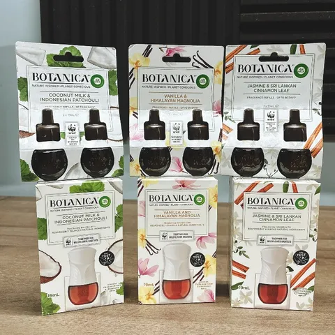 [Úc Botanica - Air Wick] Máy phát tinh dầu cắm điện và set lõi tinh dầu nạp lại/châm lại chiết xuất thiên nhiên