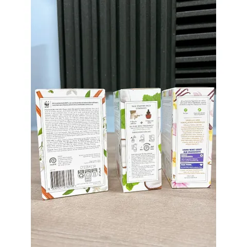 [Úc Botanica - Air Wick] Máy phát tinh dầu cắm điện và set lõi tinh dầu nạp lại/châm lại chiết xuất thiên nhiên