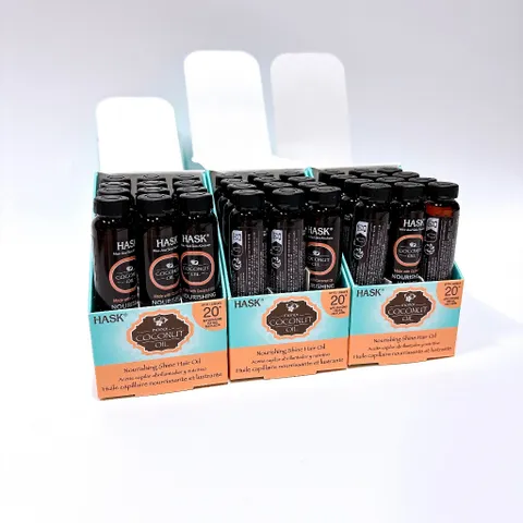 Dầu Dưỡng Bóng, Phục Hồi Tóc Hư Tổn Hask 18ml, dầu dừa, dầu Argan, Keratin, ... phù hợp đem theo bất cứ lúc nào