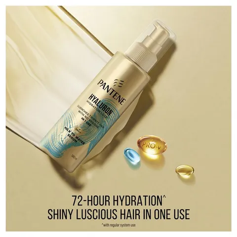 Serum dưỡng ẩm tóc dạng sữa nước Pantene Miracles Hyaluron Hydration Lock Milk to Water 140ml