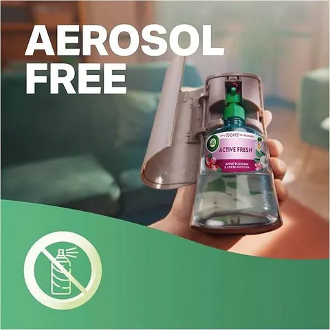 Bộ Phun/ Xịt Tinh Dầu Tự Động Và Bình Tinh Dầu Nạp Lại  Khử Mùi 24/7 Air Wick Active Fresh 228ml