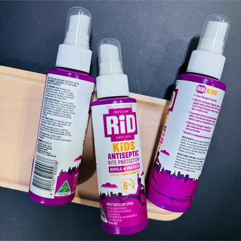 Xịt chống muỗi, côn trùng, bảo vệ khỏi cắn và khử trùng cho bé trên 1 tuổi - RID KIDS antiseptic