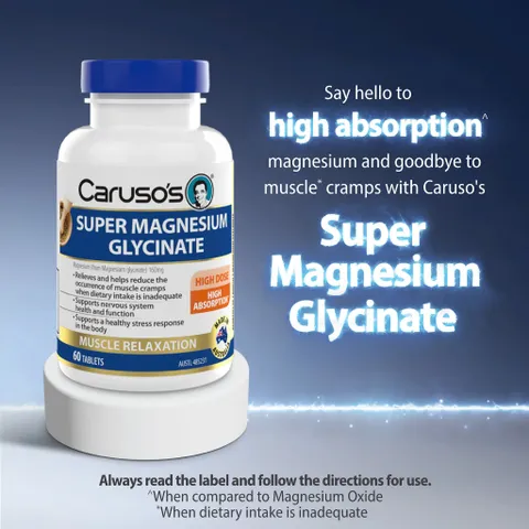 Viên uống CARUSO’S bổ sung Magnesium và Vitamin K2 +D3