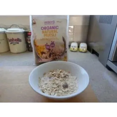 Yến Mạch Hữu Cơ Kết Hợp Với Trái Cây Sấy Khô Macro Organic Natural Muesli