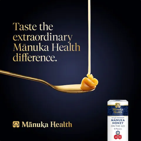 Mật Ong Manuka dạng tép/túi/gói tiện lợi, dễ mang theo - Honey On-The-Go MGO 115+ (UMF 6+) 12 Gói