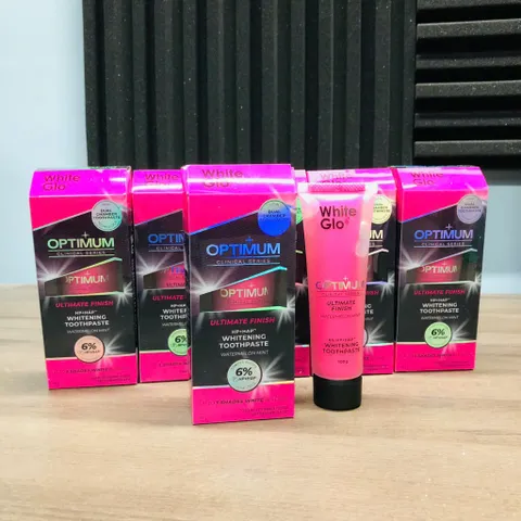 🦷Kem đánh răng làm trắng răng, giảm vết ố, White Glo Optimum whitening toothpaste