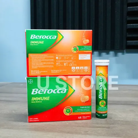 Viên sủi bọt ba tác động hỗ trợ miễn dịch Berocca Immune Daily Defence