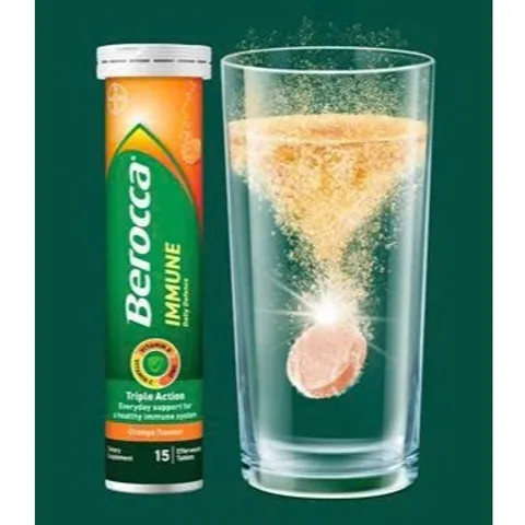 Viên sủi bọt ba tác động hỗ trợ miễn dịch Berocca Immune Daily Defence