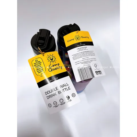 Bình Giữ Nhiệt Nóng Lạnh Trẻ Em 6 tiếng BPA Free - Camp Quality 550ml tiện lợi, thích hợp đi học, du lịch, đi chơi, ...