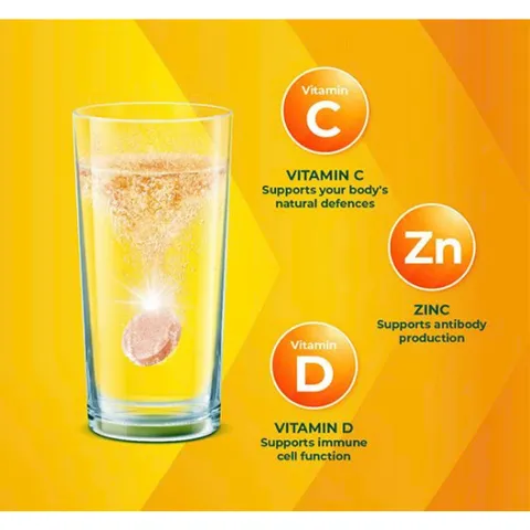 Viên sủi bọt ba tác động hỗ trợ miễn dịch Berocca Immune Daily Defence
