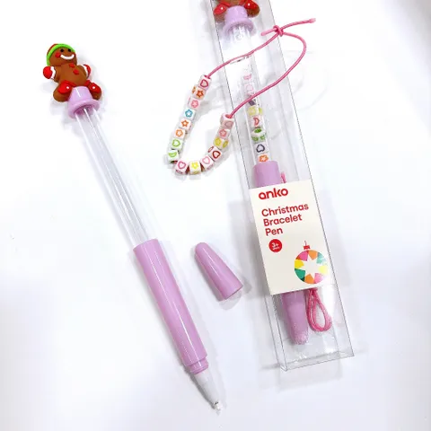 DIY bút vòng tay giáng sinh/Noel - Anko christmas bracelet pen 3+