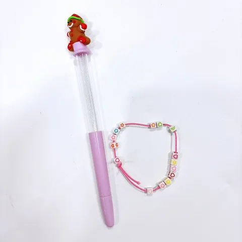 DIY bút vòng tay giáng sinh/Noel - Anko christmas bracelet pen 3+