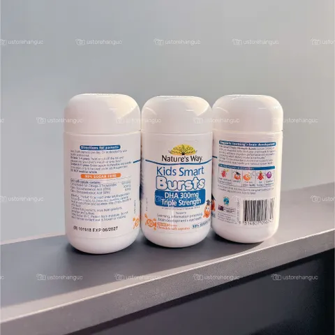 Bổ sung DHA cho bé từ 1 tuổi - Natures Way Kids Smart DHA 300mg