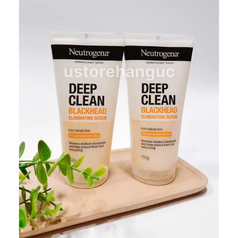 Sữa Rửa Mặt Tẩy Tế Bào Chết Neutrogena Deep Clean 150g
