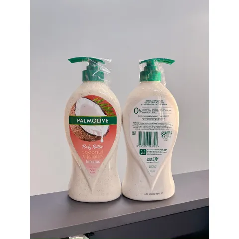 Sữa tắm tẩy tế bào chết dừa và dầu Jojoba, giúp dưỡng ẩm và làm mềm da
