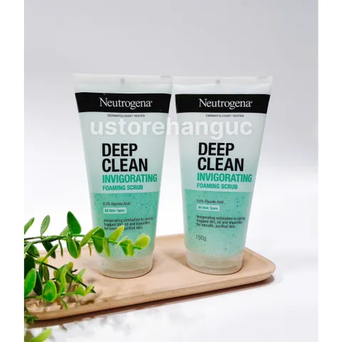 Sữa Rửa Mặt Tẩy Tế Bào Chết Neutrogena Deep Clean 150g