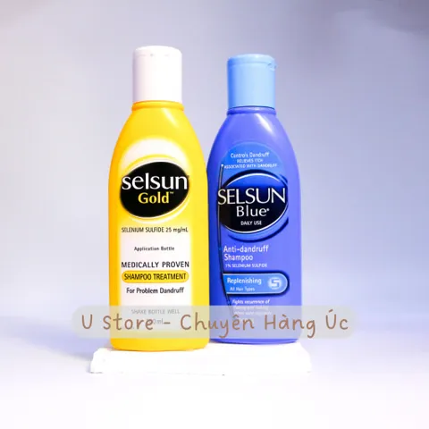 DẦU GỘI ÚC GIẢM GÀU SS VÀNG | XANH | TÍM