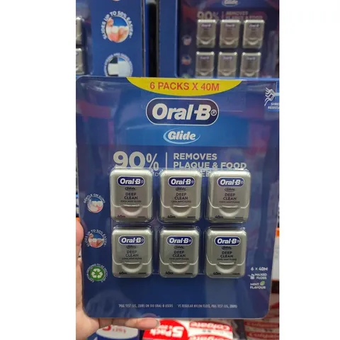 Set chỉ nha khoa Oral-B Glide 6 hộp x 40m