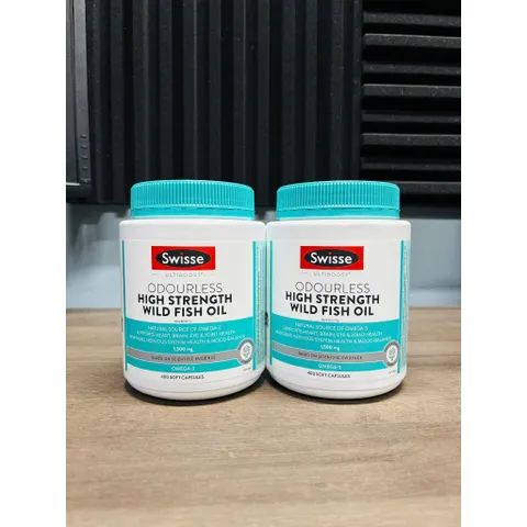 Dầu cá ÚC không mùi hàm lượng 1500mg [400v] Odourless High Strength Wild Fish Oil
