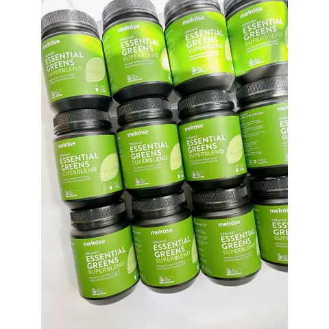 [Mẫu mới] Bột rau củ hữu cơ Melrose Organic Essential Greens - thích hợp cho người ít ăn rau