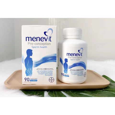 [Combo] Dành cho ba mẹ chuẩn bị có em bé Elevit bầu 100v + Menevit nam 90v
