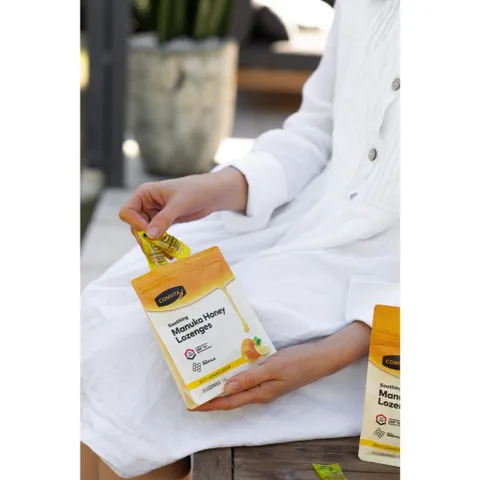 [combo] Kẹo ngậm mật ong vị chanh Comvita Manuka Honey Lozenges 12 viên