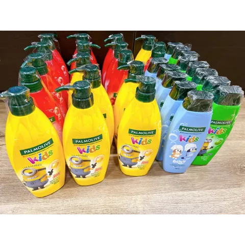 Tắm, Gội, Xã 3 trong 1 Cho Trẻ Em Palmolive Kids, nhiều mùi (táo, mọng, dâu tây, ...)