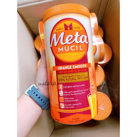 Bột Cam Bổ Sung Chất Xơ Metamucil Sugar Free 114 Doses