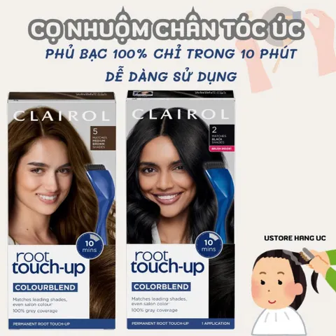 Cọ Nhuộm Chân tóc Clairol Root Touch Up Permanent của Úc