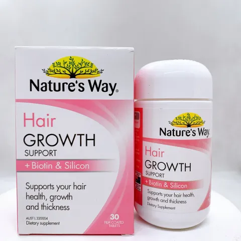 Viên hỗ trợ mọc tóc Nature’s Way Hair Growth Support 30v