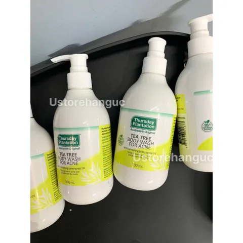 Sữa Tắm Ngừa Mụn Lưng Với Tinh Dầu Tràm Trà, Dầu Sả Tươi Mát Thursday Plantation Tea Tree Body Wash For Acne