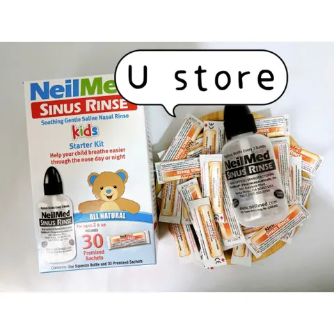 Bộ Vệ Sinh Mũi Cho Bé Neilmed Sinus Rinse Kids dành cho bé từ 2 tuổi trở lên