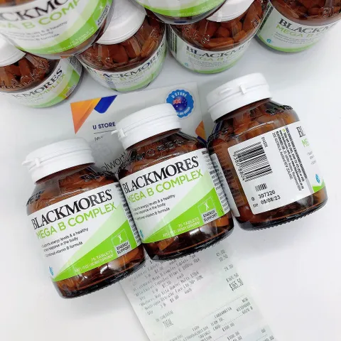 Viên Uống Bổ Sung Vitamin Nhóm B blackmores Mega B Complex 75v