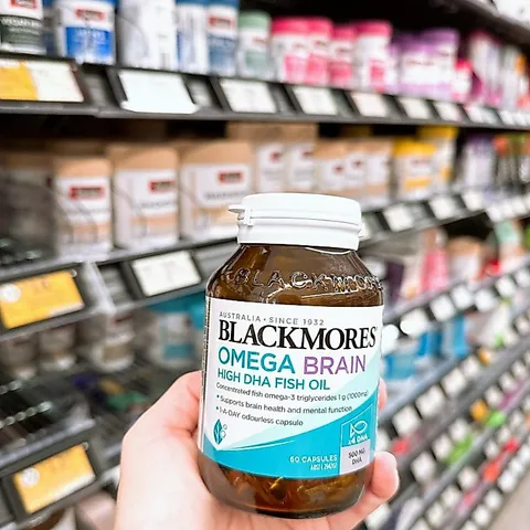 Viên Dầu Cá 4 Lần Omega DHA Blackmores Omega Brain High DHA Fish Oil