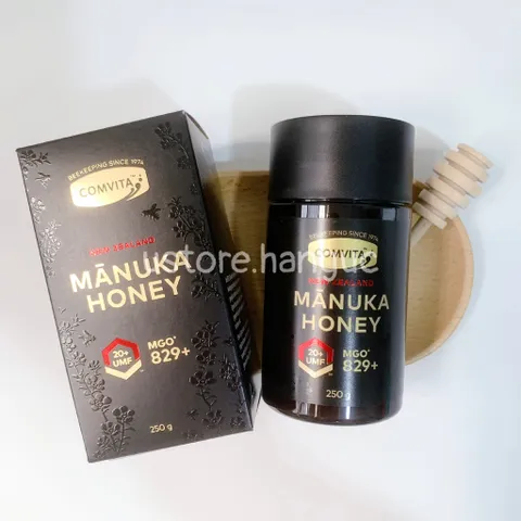 Mật ong Manuka Comvita kháng khuẩn mạnh (tặng kèm que lấy mật ong) [Comvita 20+ 250g]
