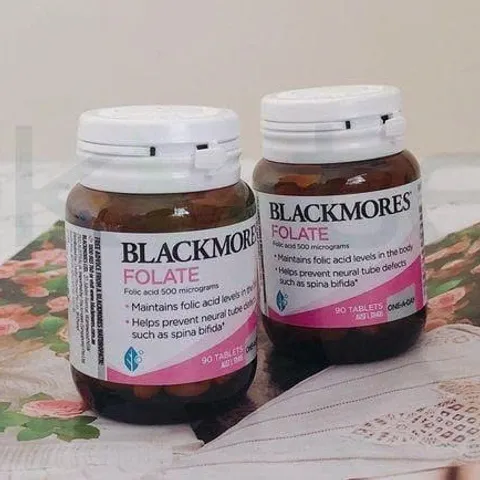 Viên uống bổ sung axit folic cho mẹ bầu Blackmores Folate