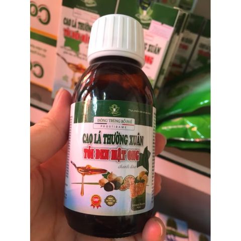 Siro cao lá thường Xuân mật ong tỏi đen (date mới)