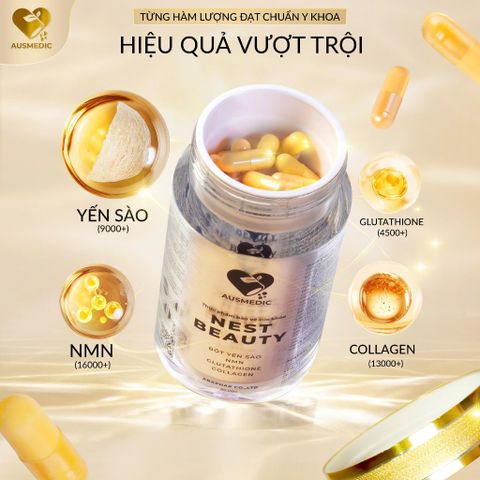 [Quà Valentine Cao Cấp] Set Quà Sắc Đẹp Ausmedic - Kiều Diễm Đón Xuân (Kèm Decor Hoa Khô) 794149