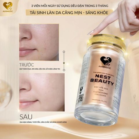 [Quà Valentine Cao Cấp] Set Quà Sắc Đẹp Ausmedic - Kiều Diễm Đón Xuân (Kèm Decor Hoa Khô) 794149
