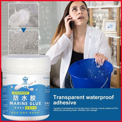 Keo Chống Thấm Marine Glue Trong Suốt, Không Mùi, Chịu Nhiệt Tốt Dễ Sử Dụng 300G