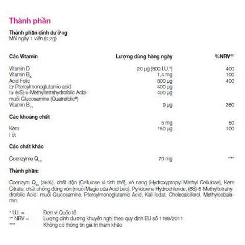 (Đức) Orthomol Natal Pre Chính Hãng Vitamin Tiền Thai Kỳ Hỗ Trợ Sức Khỏe Sinh Sản, Chuẩn Bị Mang Thai Cho Phụ Nữ
