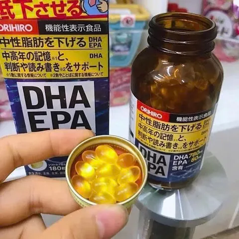 Viên Uống DHA EPA Orihiro Nhật Bản 180 Viên – Hỗ Trợ Não, Mắt Và Tim Mạch Bổ Sung Omega-3 Hỗ Trợ Trí Nhớ Và Sức Khỏe