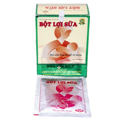 Tăng sữa mẹ cho phụ nữ sau sinh Bột lợi sữa Hộp 6 gói