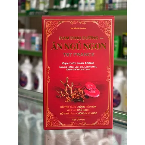 Đạm Thuỷ Phân Ăn Ngủ Ngon TST France – Bồi Bổ Cơ Thể, Hỗ Trợ Tăng Cân Cho Người Gầy, Suy Nhược Hộp 30 viên