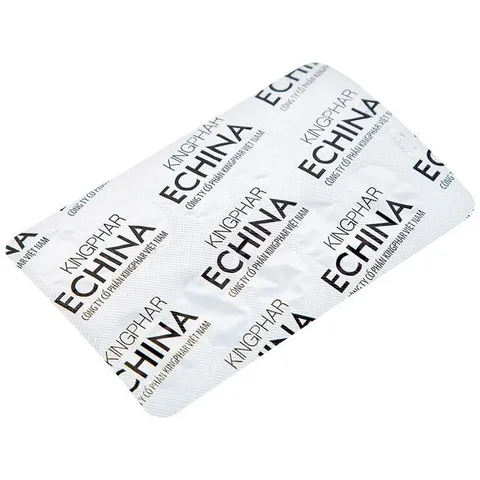 Viên uống hỗ trợ tăng cường sức đề kháng, giúp giảm nguy cơ cảm cúm, viêm họng Echina Kingphar (3 vỉ x 10 viên)