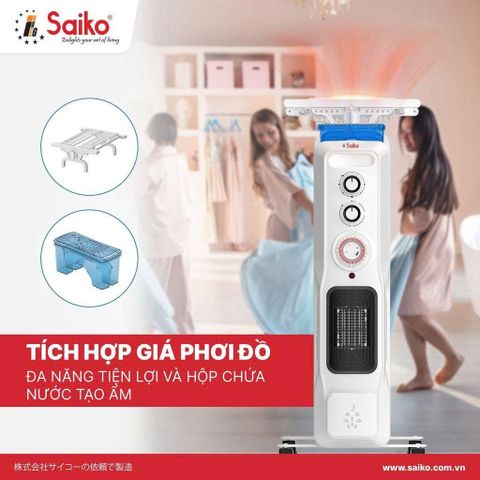 Máy Sưởi Dầu Saiko OR-8211T 11 Thanh (2400W)