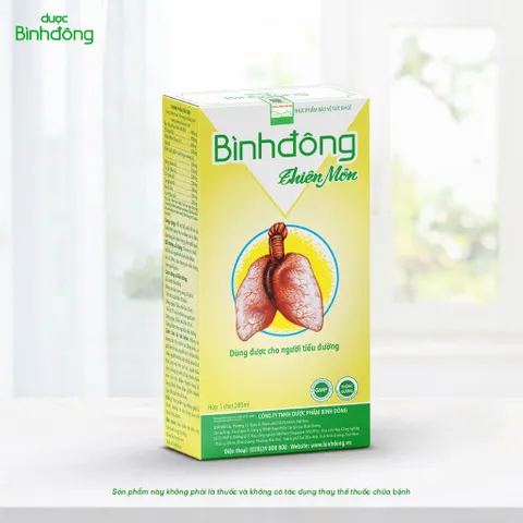 TPBVSK Bình Đông Thiên Môn (Chai 280ml) Hỗ trợ giúp giảm nhanh các triệuu chứngg ho khan, ho gió, ho có đờm lâu ngày.