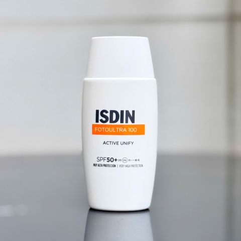 Kem Chống Nắng ISDIN Active Unify  Fusion Fluid SPF 50+ 50ml - Ngăn Ngừa Nám Da, Cân Bằng Tông Màu, Kết Quả Thấy Sau 1 Tháng